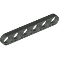 Lego rameno tenké 1x6, tmavě šedá (4198424, 4141413)